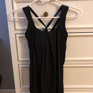 Lulu lemon tank with attached sports bra